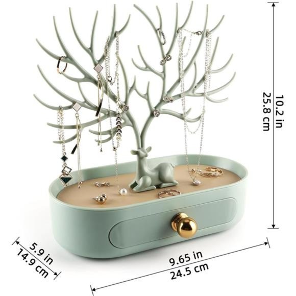 Jewelry DisplayStand with Aluminium alloy handle,TreeTower RackHanging Organizer - Picture 7 of 8